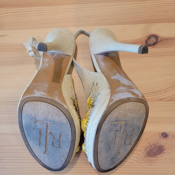 Lauren Ralph Lauren Peep Toe Heel ~ 5 - Picture 5 of 6